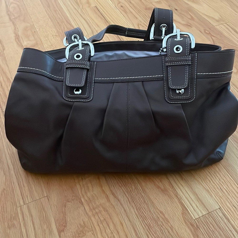Coach tote bag with matching wallet